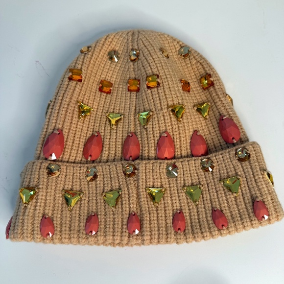 Lele Sadoughi Mixed Jewel Beanie – Cashmere-Blend – OS - Picture 1 of 4